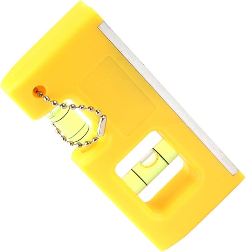 Magnetic Level Bubble Ruler with Hanging Chain for Angle Measurement Portable Spirit Level Tool - Image 1